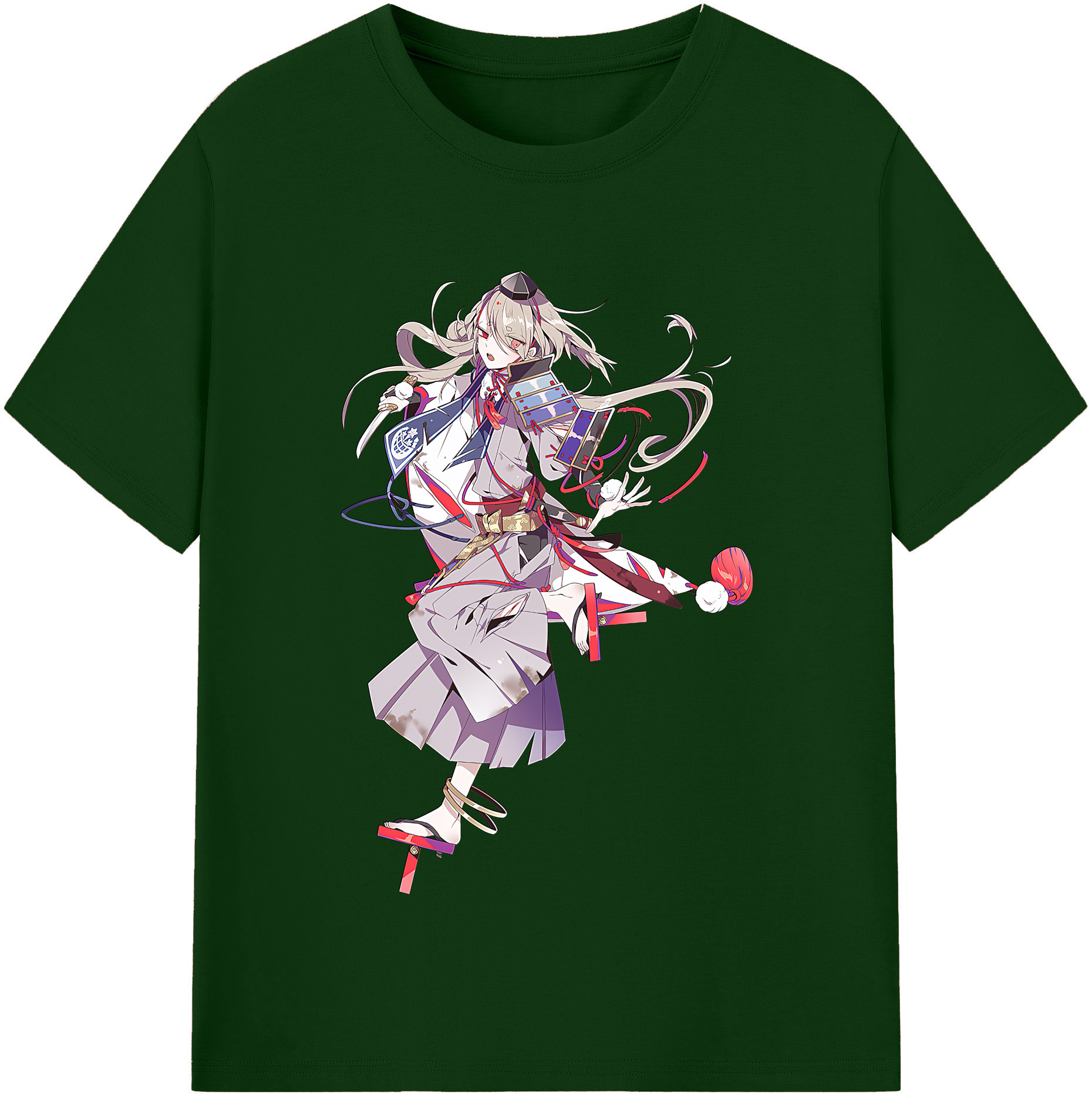 （画像用） 刀剣乱舞 Touken Ranbu 綿100％半袖Tシャツ（フロントプリント）